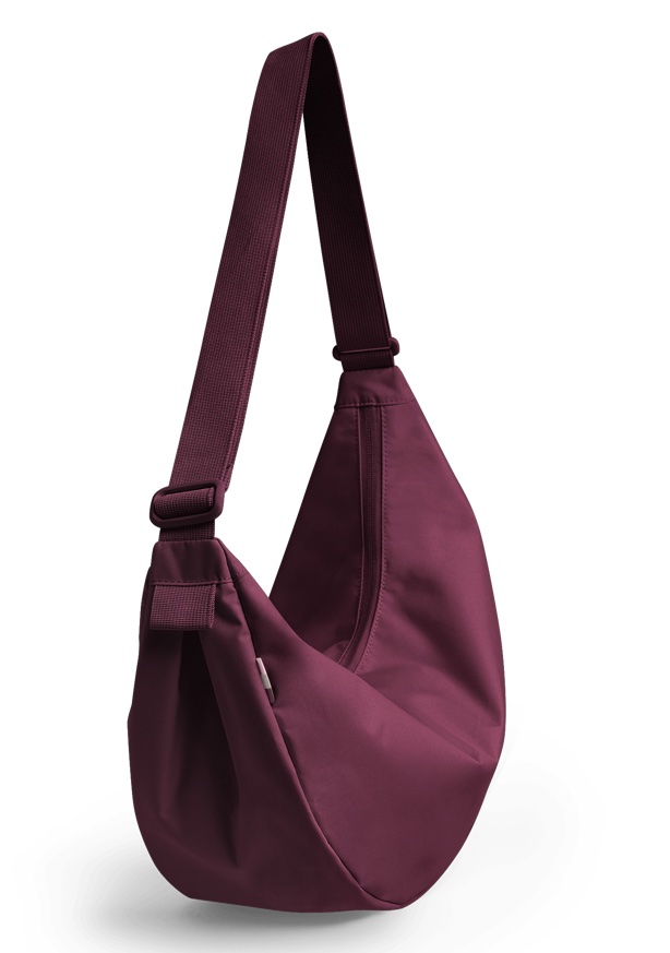 GOT BAG MOON BAG LARGE MONOCHROME in KRAKEN - Large Crossbody in Weinrot GOT BAG MOON BAG LARGE MONOCHROME in KRAKEN - Large Crossbody in Weinrot