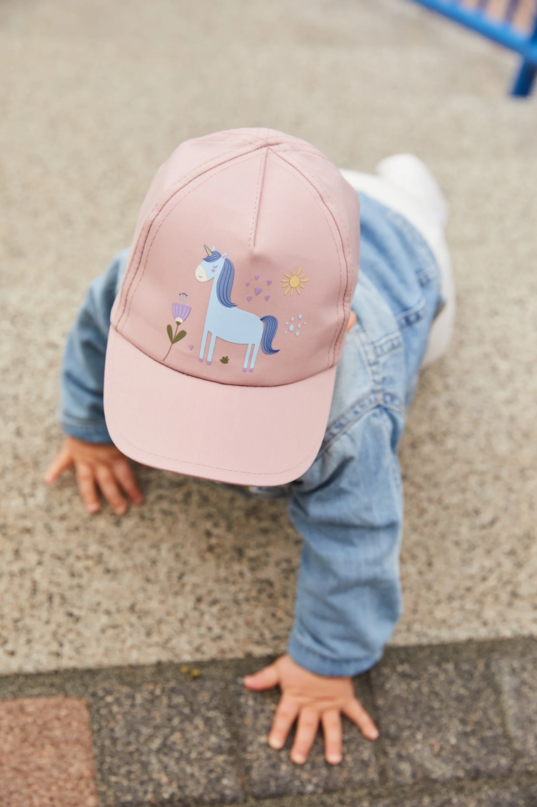 Sterntaler Basecap in Rosa Einhorn mit Weitenregulierung