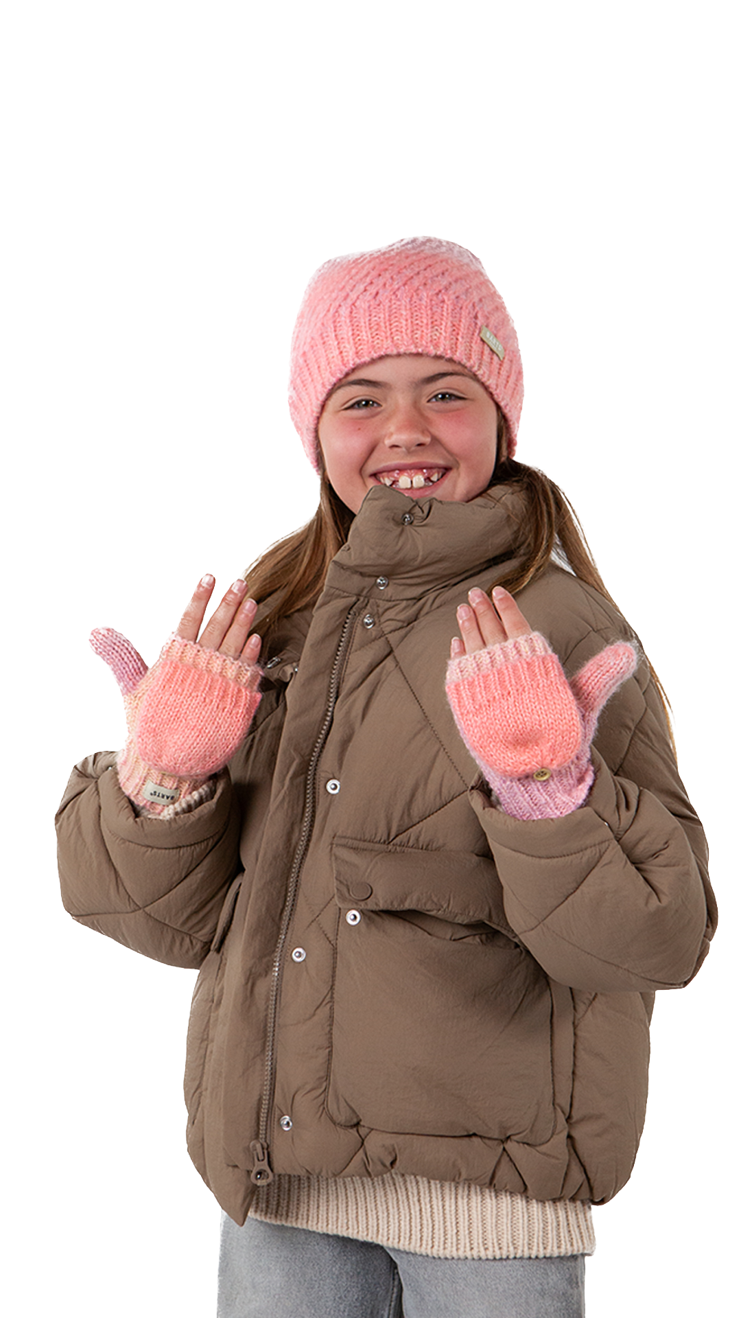 Barts Kids Niagra Bumgloves Fingerlose Fäustlinge mit Umschlag - Pink bis Rosa Barts Kids Niagra Bumgloves Fingerlose Fäustlinge mit Umschlag - Pink bis Rosa