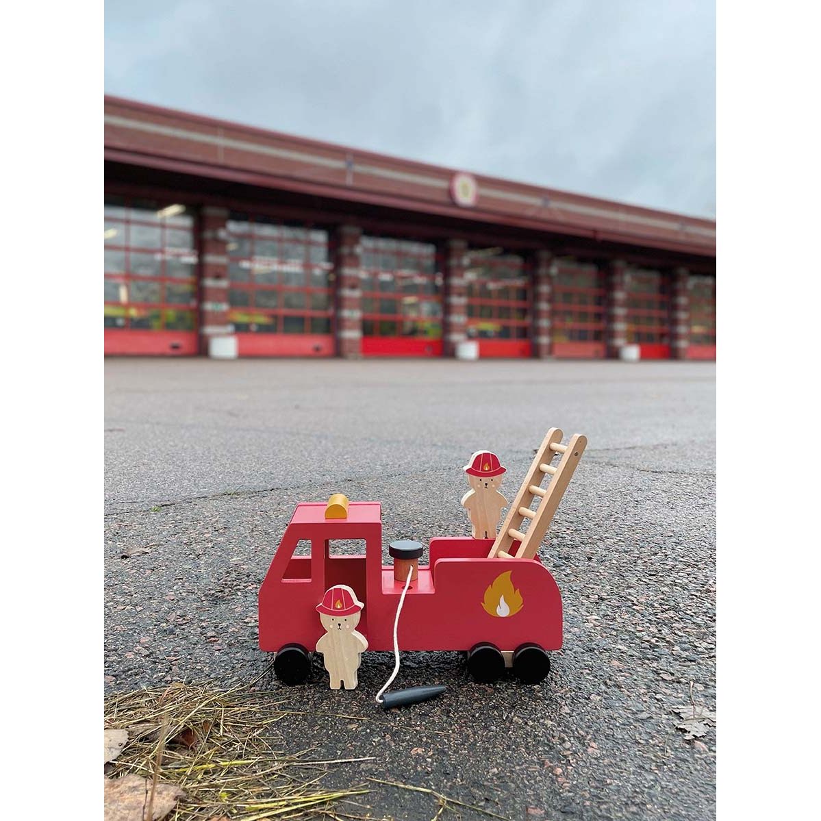 Feuerwehr-Jabadabado JaBaDaBaDo Feuerwehr Auto Set aus Holz - SALE
