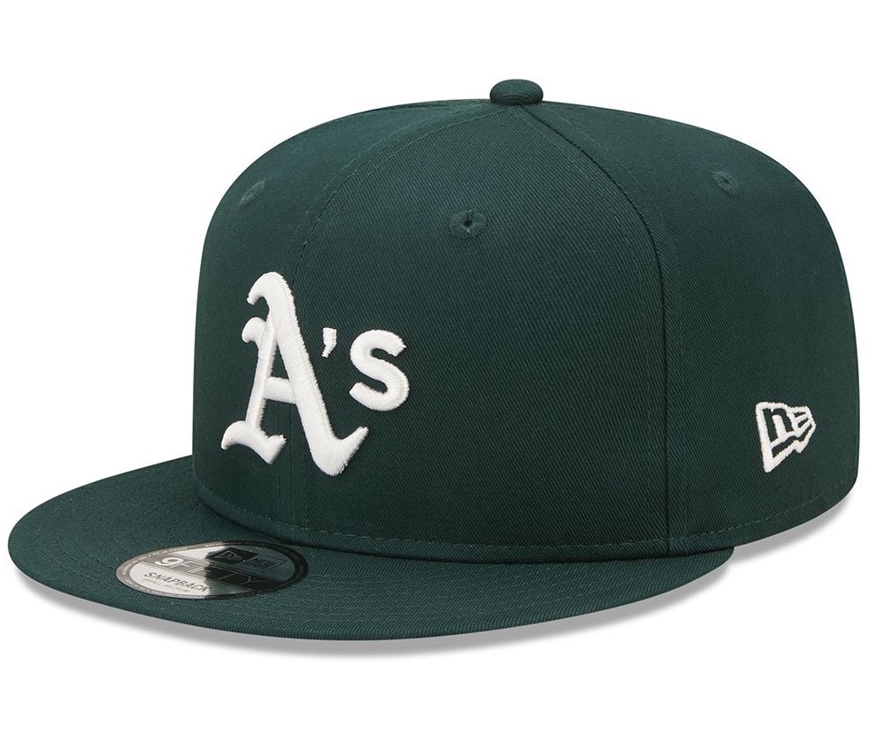 New Era 9Fifty Snapback Cap - Oakland Athletics Cooperstown in Grün
