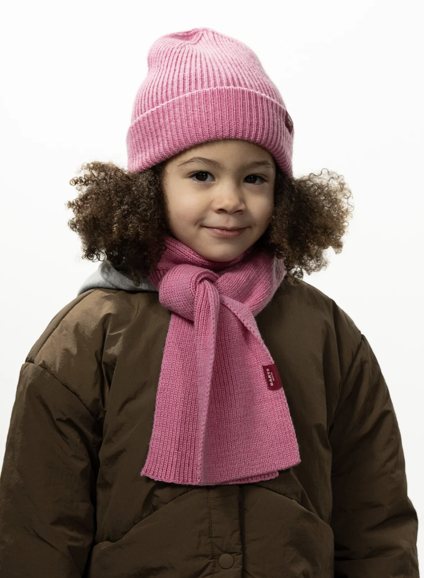 Barts Kids Makalyn Schal aus Merinowolle - Rose