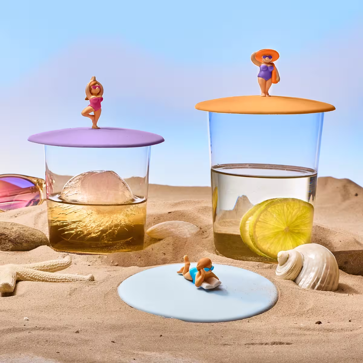 Lurch Mein Silikon Deckel - Beach Girls - Yolanda Yoga Lurch Mein Silikon Deckel - Beach Girls - Yolanda Yoga