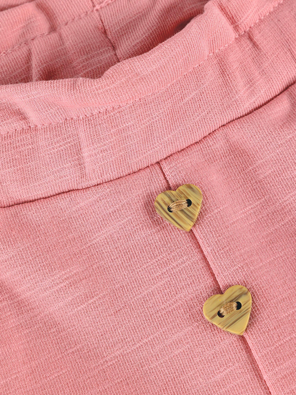 Minymo Baby Mädchen Hose - Sweatpant in Branded Apricot Coral