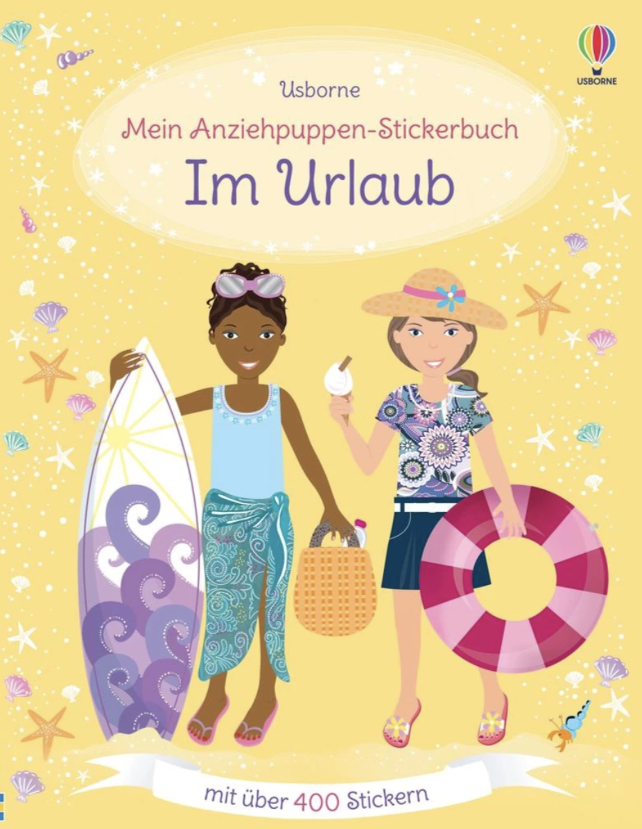Usborne Mein Anziehpuppen-Stickerbuch - Im Urlaub Usborne Mein Anziehpuppen-Stickerbuch - Im Urlaub