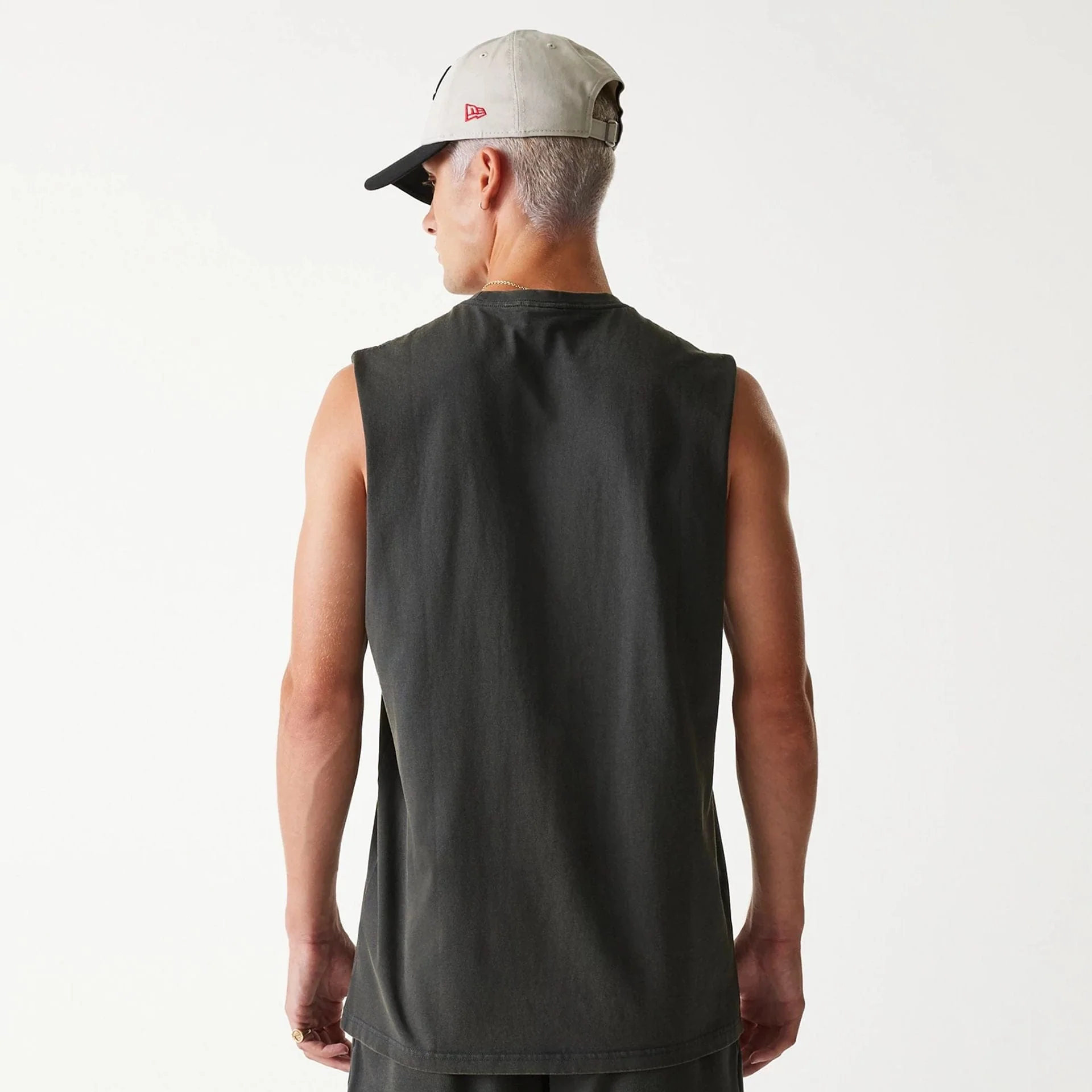 New Era Tank T-Shirt Graues Chicago Bulls NBA Washed Tanktop New Era Tank T-Shirt Graues Chicago Bulls NBA Washed Tanktop