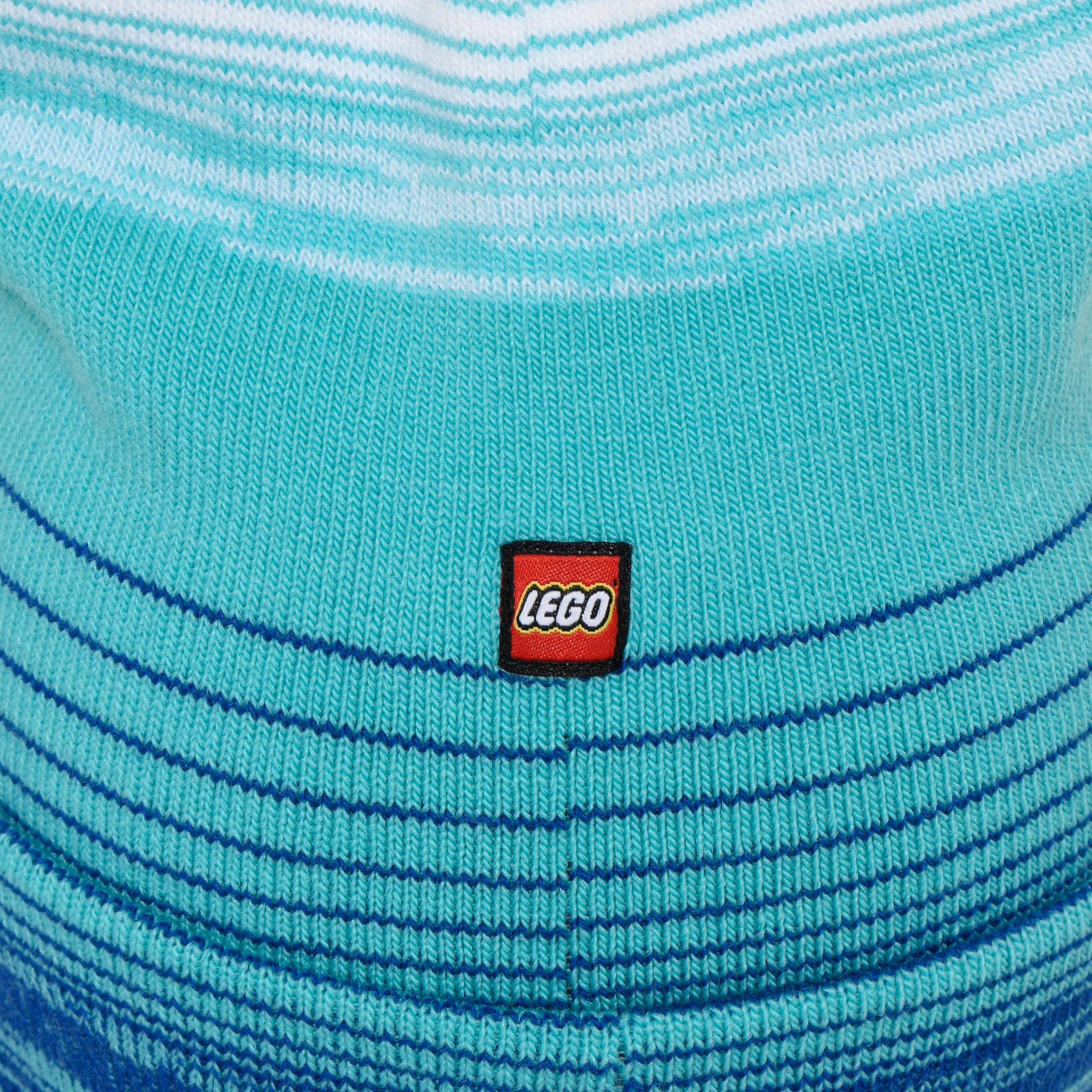 LEGO Mütze in Blau/Hellblau/Weiß