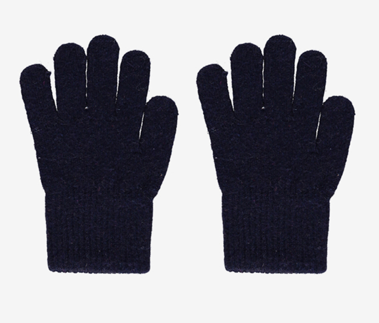 CeLaVi Fingerhandschuhe mit Magic Stretch - Wollmischung- Navy
