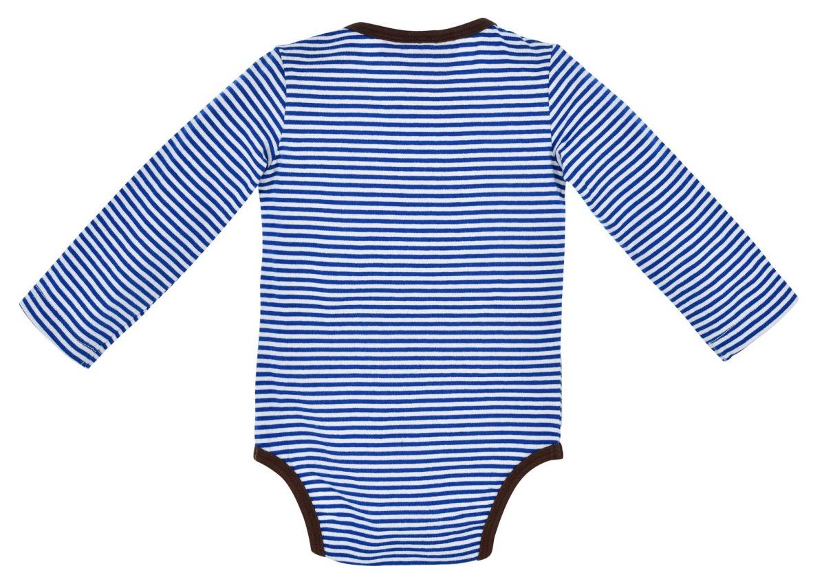 91659__113_b Bondi Langarm Body Blau Geringelt - Lausbub