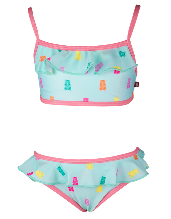 Someone Bikini Dobber in Light Aqua mit Gummibärchen