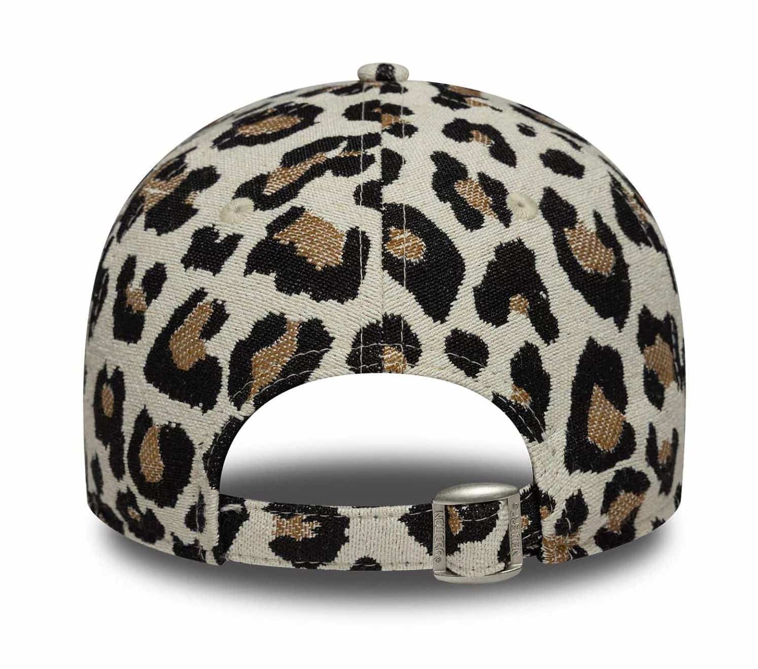 New Era New York Yankees Womens MLB Leopard Midi Light Beige 9FORTY Cap - Leo