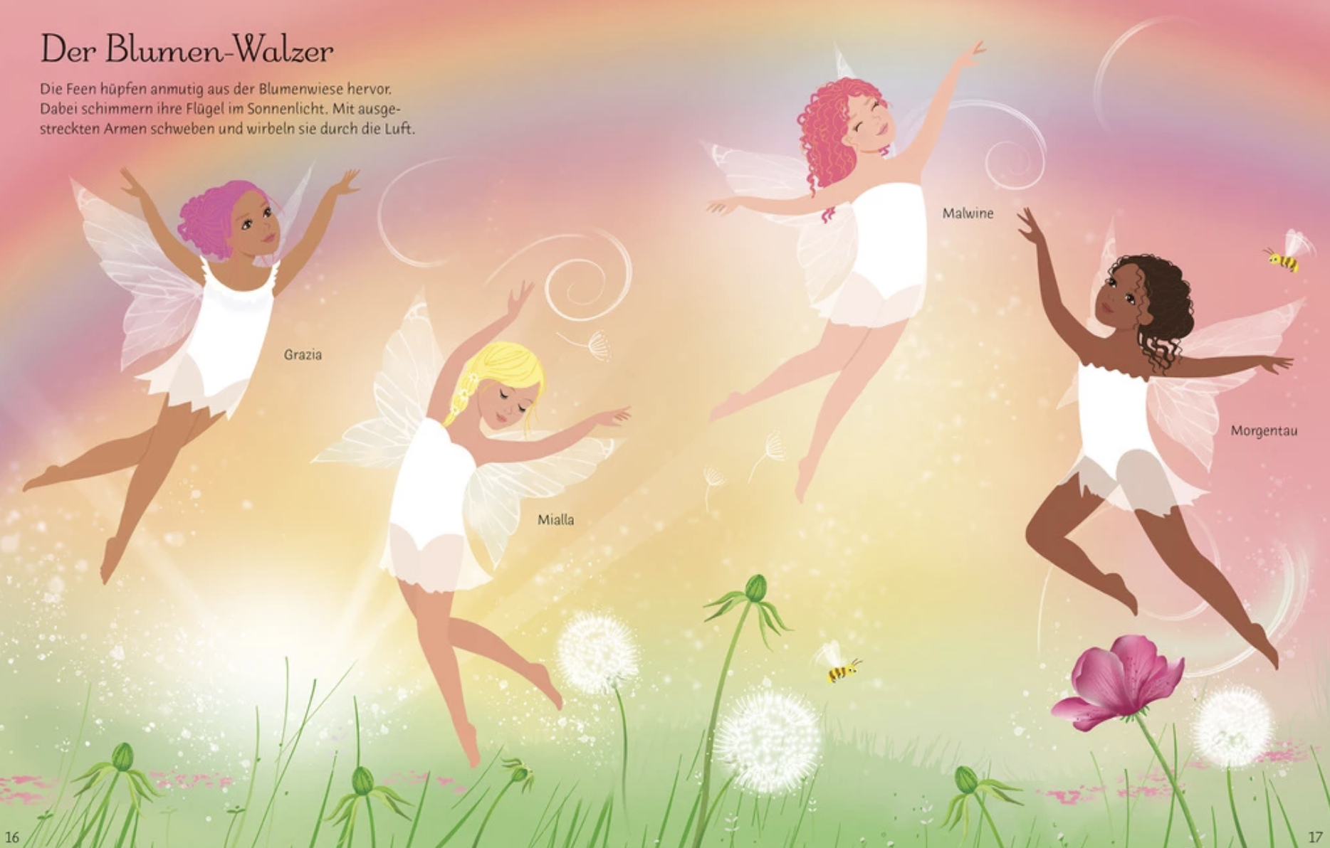 Usborne Mein großes Anziehpuppen-Stickerbuch - Feen-Ballett und Tanzende Feen Usborne Mein großes Anziehpuppen-Stickerbuch - Feen-Ballett und Tanzende Feen