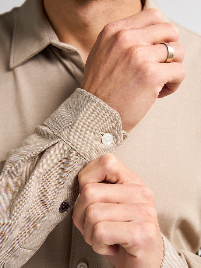 Petrol Industries Herren Hemd in Beige