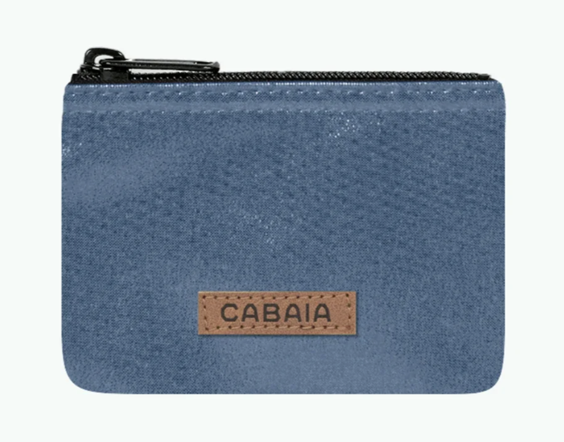Cabaia Nano Vordertasche Mini Geldbörse/Gürteltasche LARISSA - Navy Iridescent