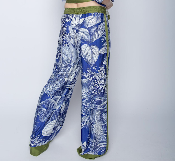 Emily van den Bergh Lässige Palazzohose Azur Oliv Jungle - SALE Emily van den Bergh Lässige Palazzohose Azur Oliv Jungle - SALE
