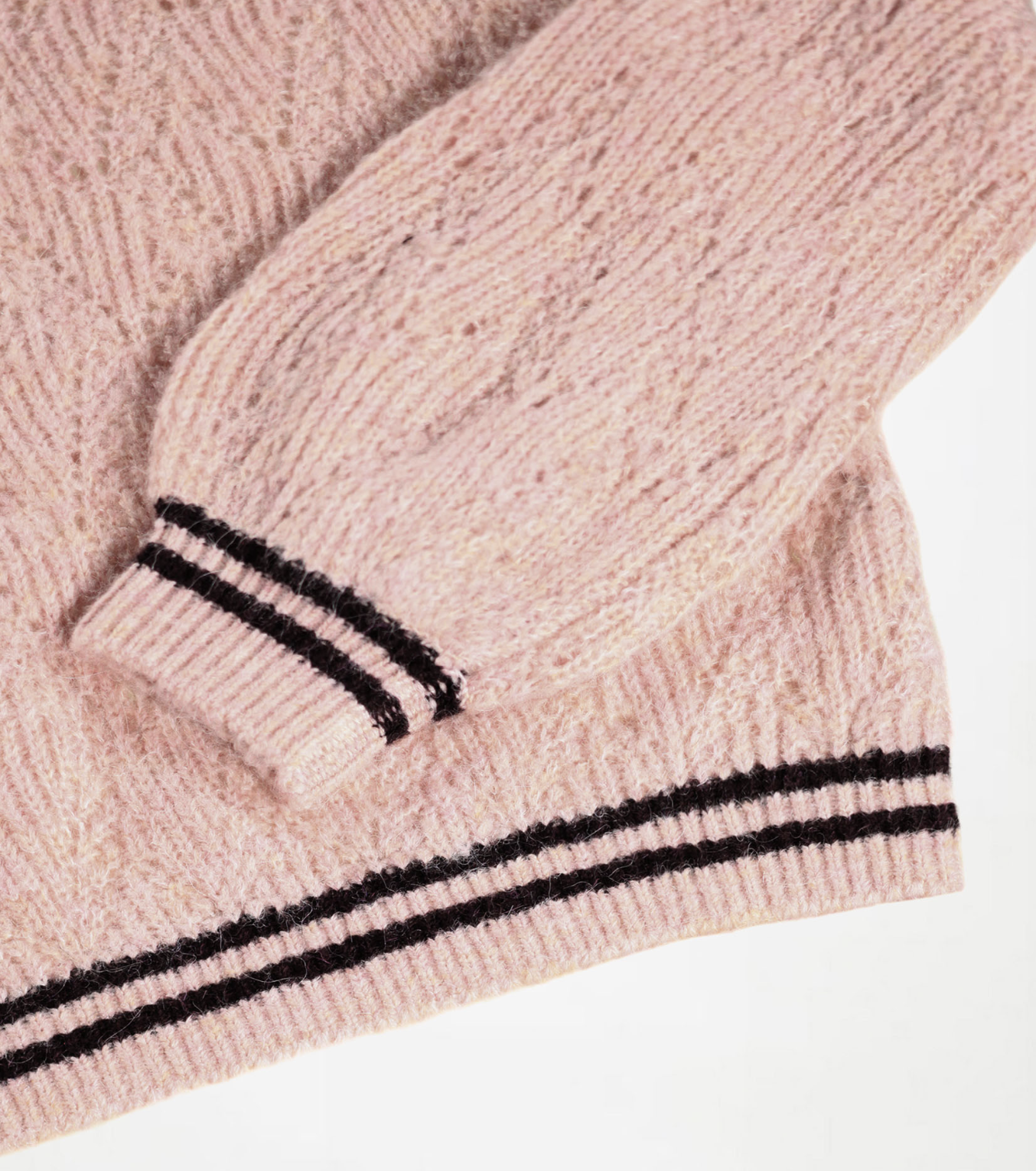 Molo Mädchen Gitta Strickpullover mit Kapuze in Rosa