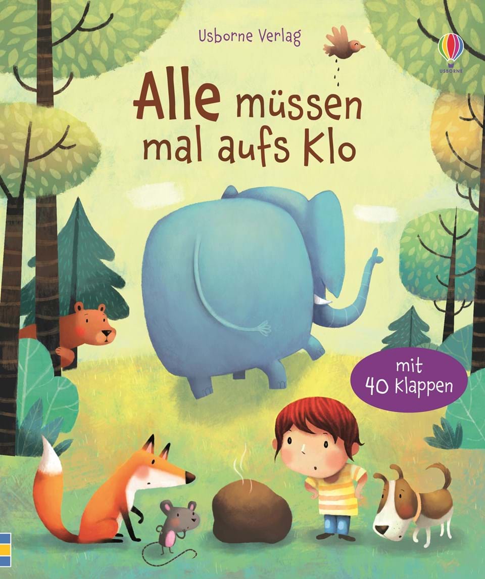 ALLE-MU-SSEN-MAL-AUFS-KLO-USBORNE Usborne Buch Alle müssen mal aufs Klo
