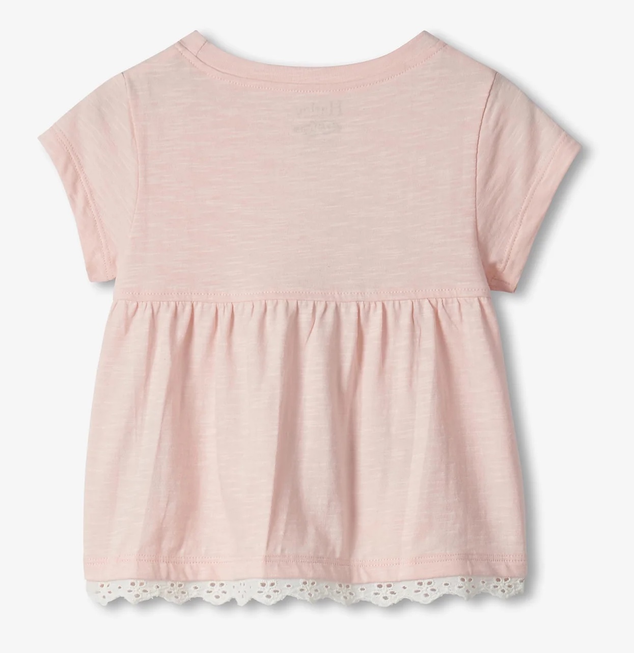 Hatley Baby Mädchen T-Shirt & Short Set in Rosa - Wasserfarben Elefant 