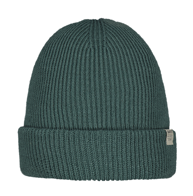 Barts Kids Kinabalu Beanie Mütze in Oliv Grün mit Umschlag