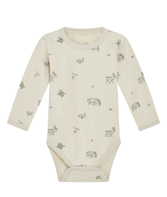 Hust & Claire Baloo Wolle Bambus Body in French Oak - Waldtiere Hust & Claire Baloo Wolle Bambus Body in French Oak - Waldtiere
