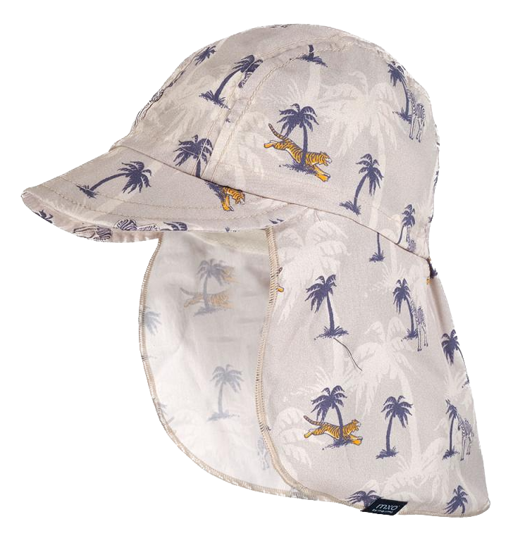 Maximo Sonnenmütze mit UV Schutz 50 - Palmen und Tiger Maximo Sonnenmütze mit UV Schutz 50 - Palmen und Tiger