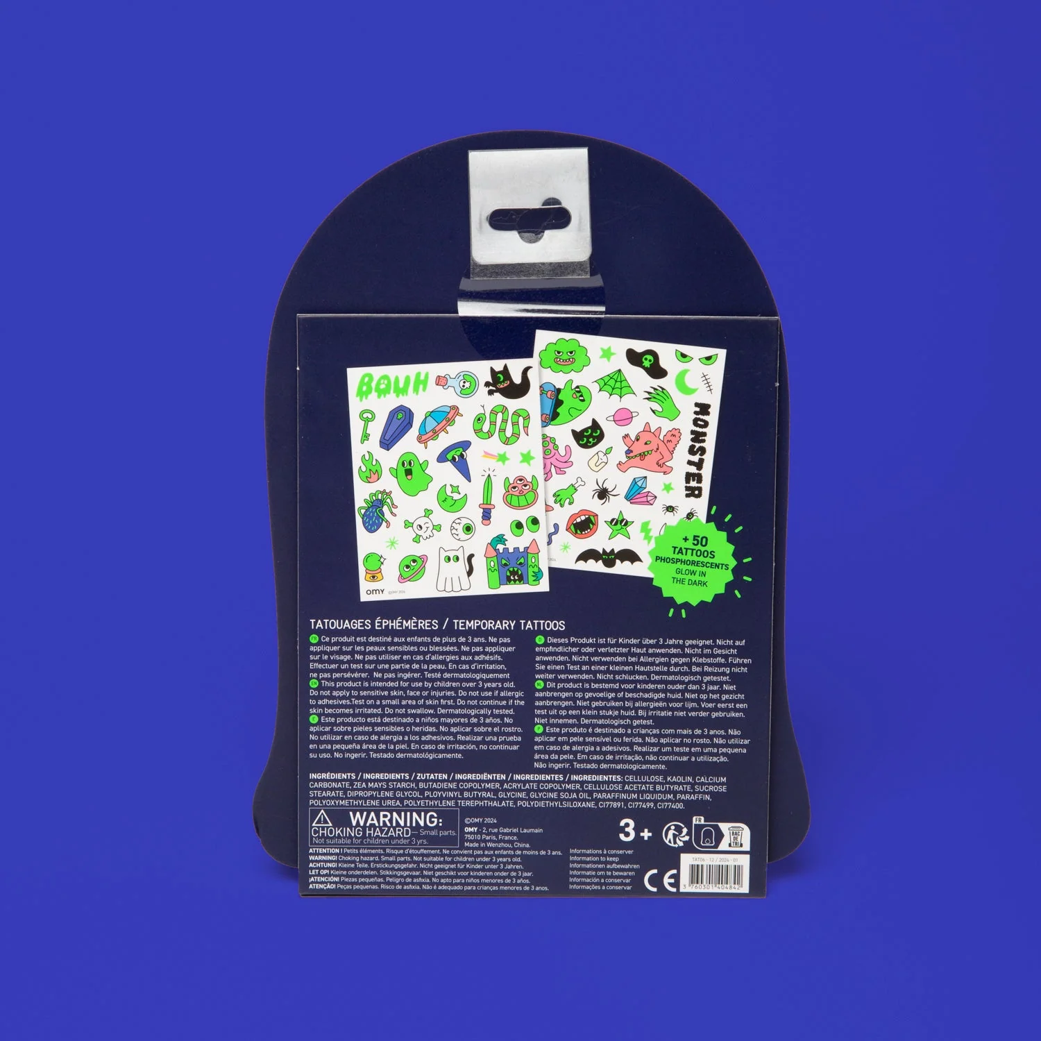 OMY Boo! Leuchtende Kindertattoos – 50 Glow-in-the-Dark Tattoos ab 3 Jahren OMY Boo! Leuchtende Kindertattoos – 50 Glow-in-the-Dark Tattoos ab 3 Jahren