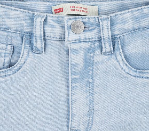 Levis-Jeans-3 Levis 720 High Rise Super Skinny Stretch Jeans - in Hellblau