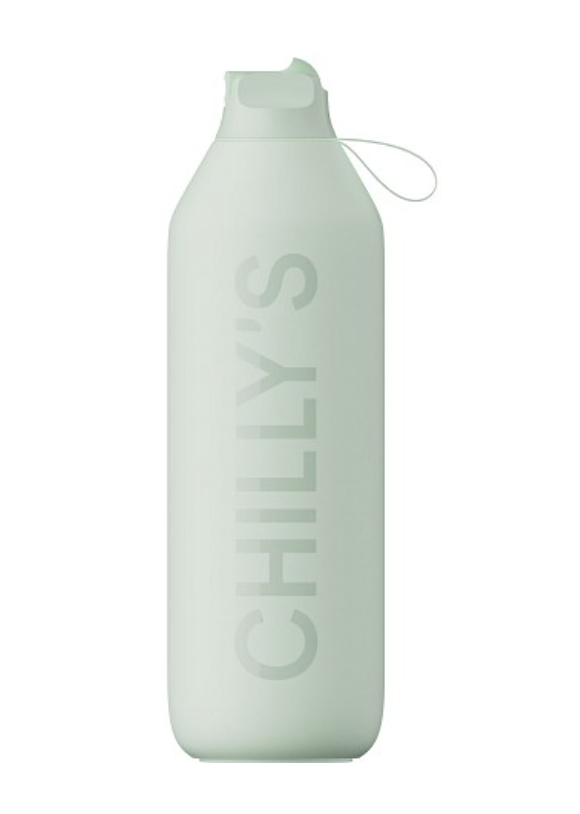 Chillys Series 2 - Chillys 1000ml Flip Sport Thermosfasche Lichen Grün Chillys Series 2 - Chillys 1000ml Flip Sport Thermosfasche Lichen Grün