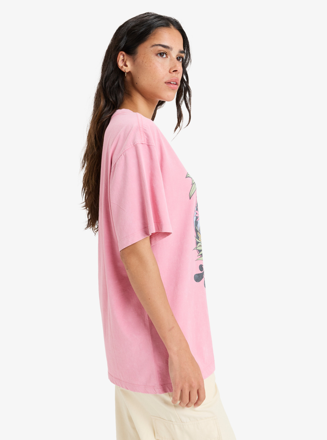 Roxy Sunnyoversize - T-Shirt für Frauen in Orchid Smoke/Rosa - SALE