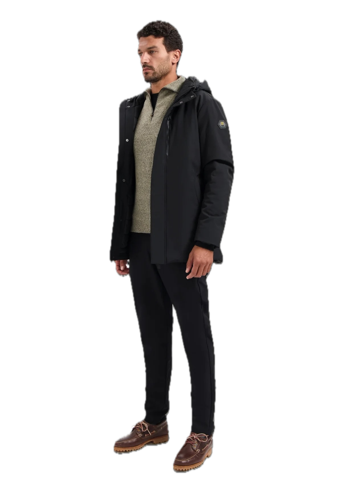 No Excess Softshell Parka - Schwarz
