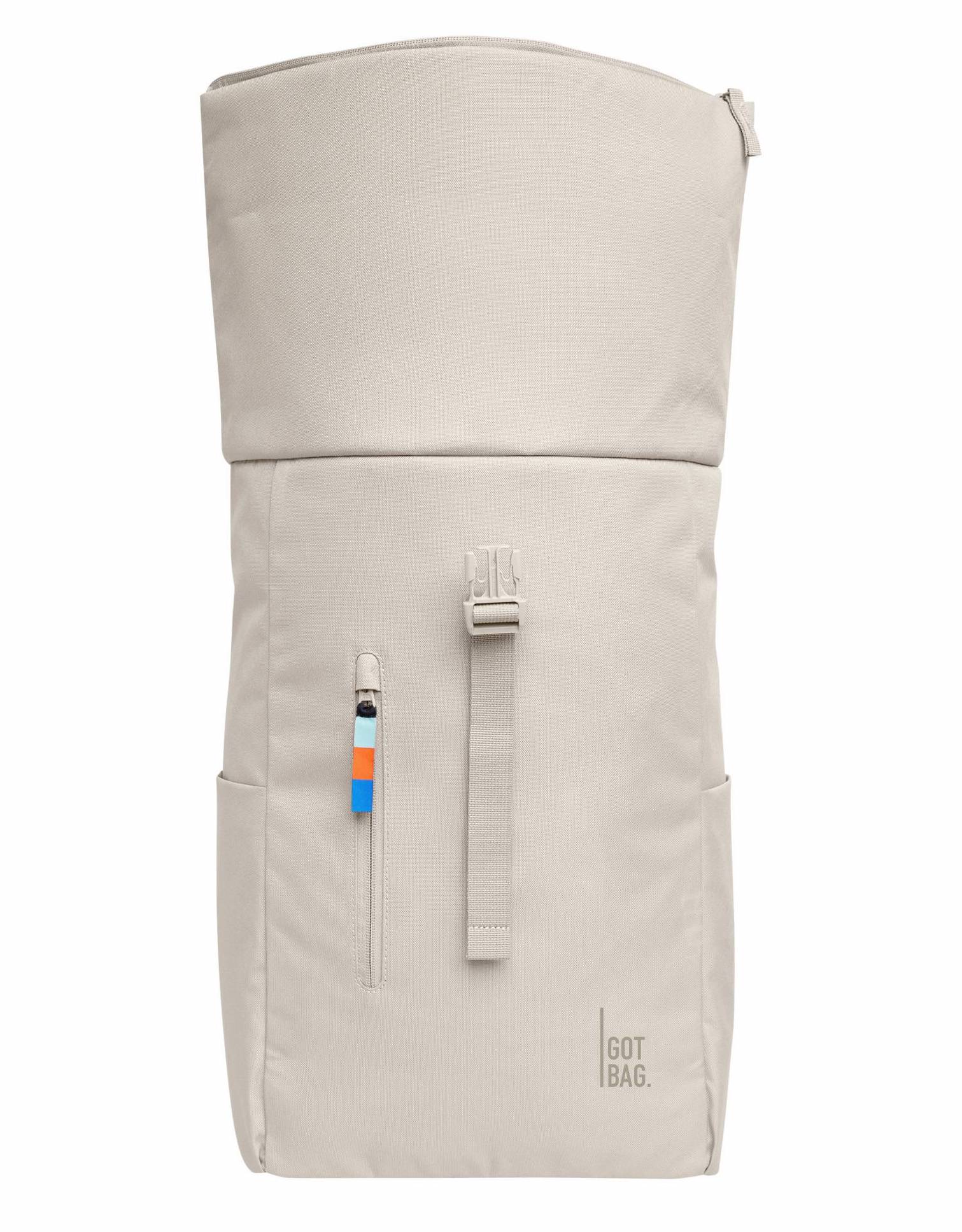 GOT BAG ROLLTOP EASY SOFT SHELL CREAM - Rolltop Rucksack in Creme