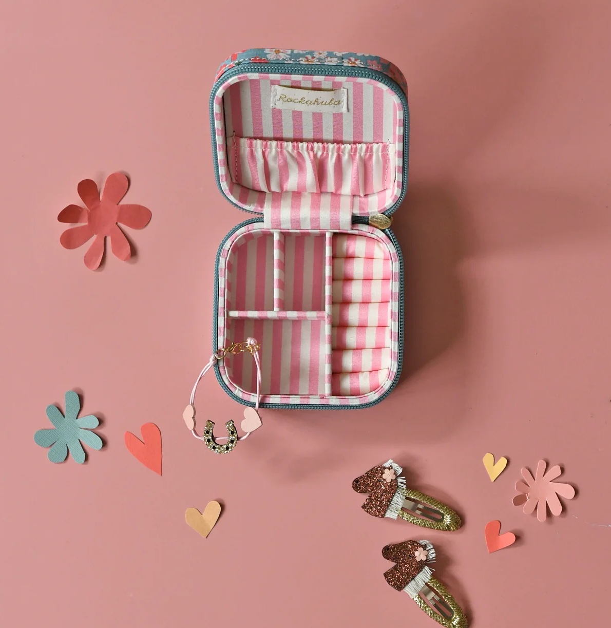 Rockahula Schmuckschatulle Heidi Square Jewellery Box - Blumen Schmuckkasten Rockahula Schmuckschatulle Heidi Square Jewellery Box - Blumen Schmuckkasten