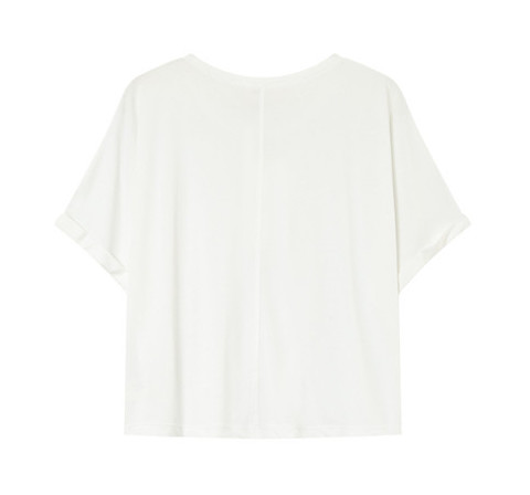Grace & Mila Parma Modal T-Shirt in Ecru