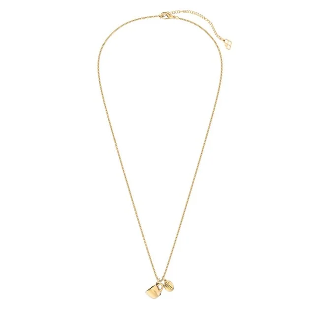 Chocli Halskette Vergoldet (18 Karat Gold) Kaffee Coffee Chocli Halskette Vergoldet (18 Karat Gold) Kaffee Coffee