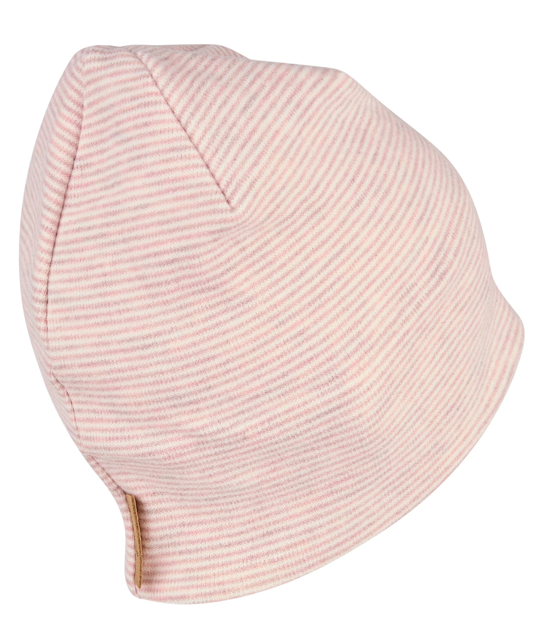 Sterntaler Weichen Flauschigen Beanie Altrosa Gestreift - Bambi Reh