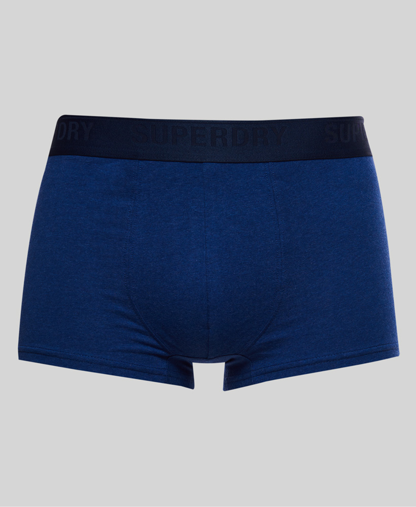 upload9223368955665990130 Superdry Trunk Unterhosen 3er Pack - Navy/Bright Blue/Mazerine