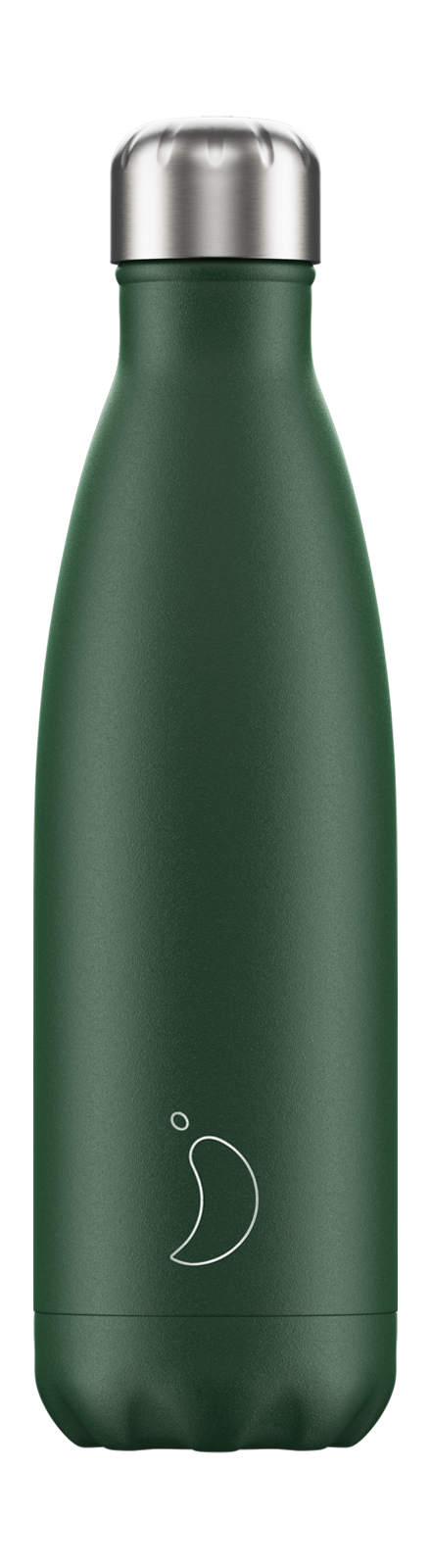 Chilly's Edelstahl Thermos Flasche matte grün - 500 ml