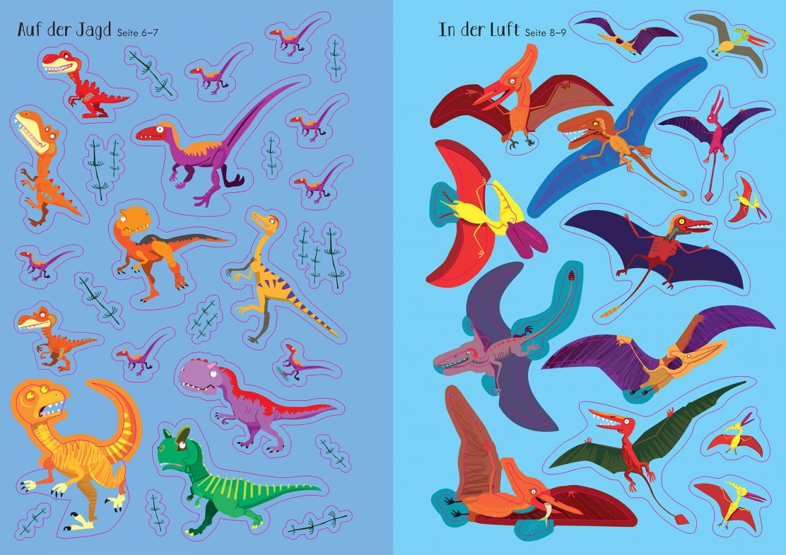 Usborne Mein Immer-wieder-Stickerbuch - Dinosaurier Usborne Mein Immer-wieder-Stickerbuch - Dinosaurier