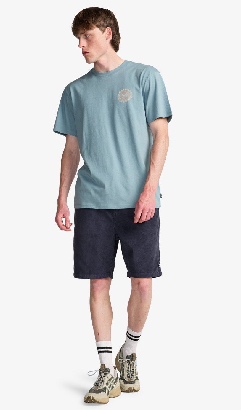 Billabong Larry 20" Cord Short in Navy Blau