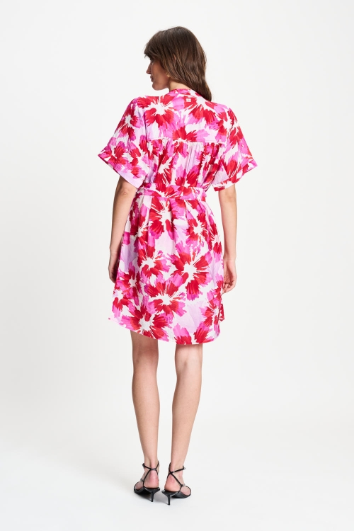POM Amsterdam Kleid - Bubble Bloom Lavender