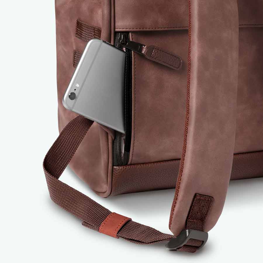 TDM-S22-ADVENTURER-MEDIUM-PAPEETE-3-BD Cabaia Rucksack PAPEETE Medium mit Laptop-Fach - Braun