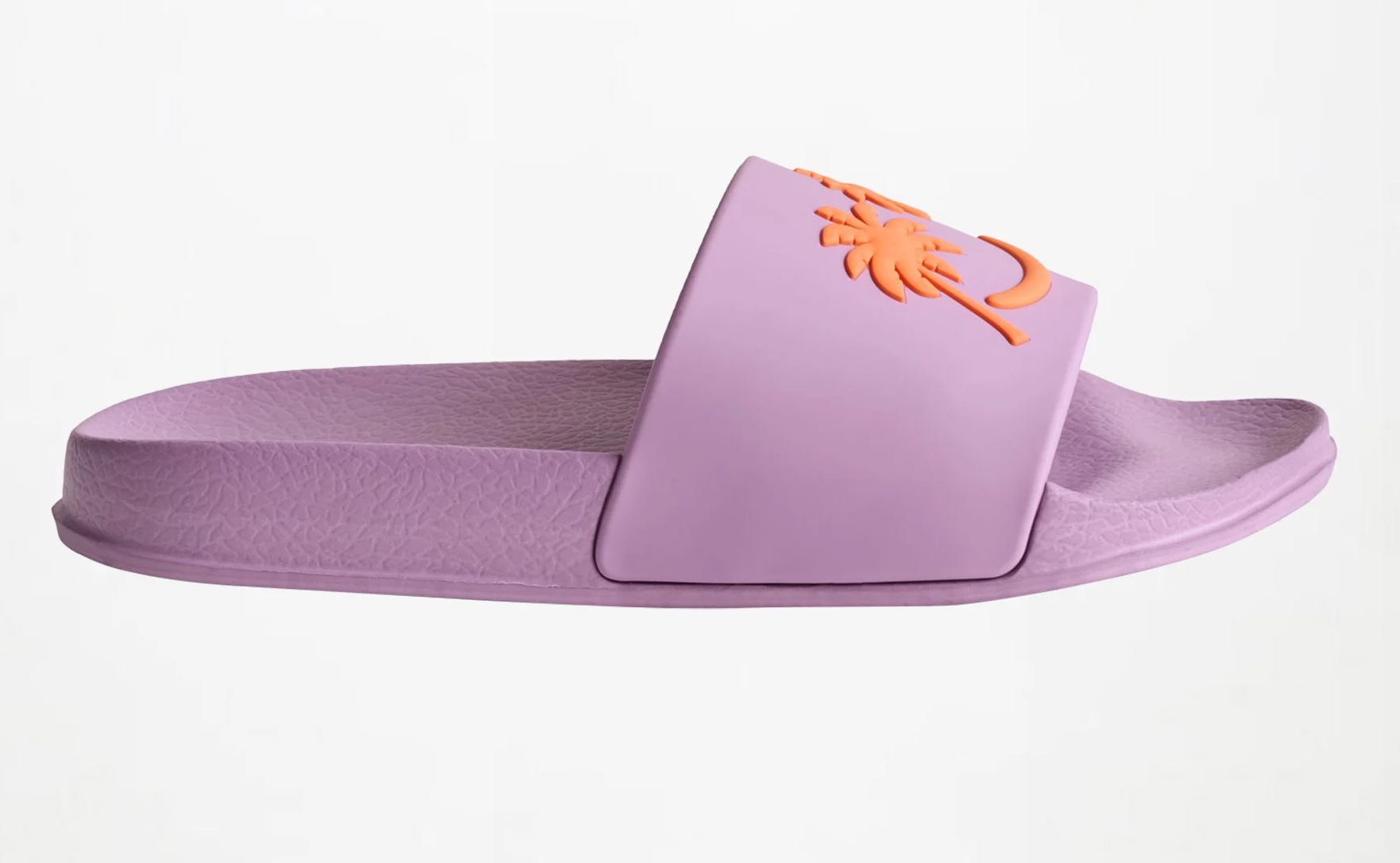 Molo Zhappy Slide Flip Flop Sandalen in Flieder & Orange - Palmen Molo Zhappy Slide Flip Flop Sandalen in Flieder & Orange - Palmen