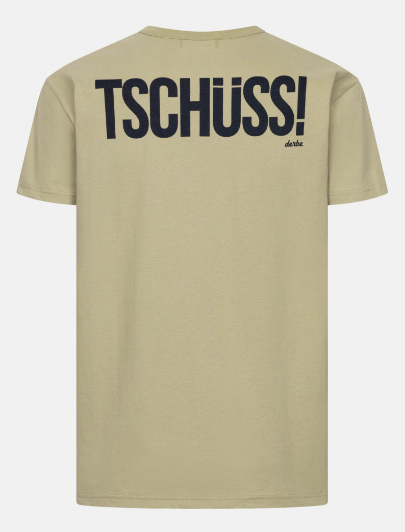 Derbe Herren T-Shirt in Schwarz - Und... Tschüß!