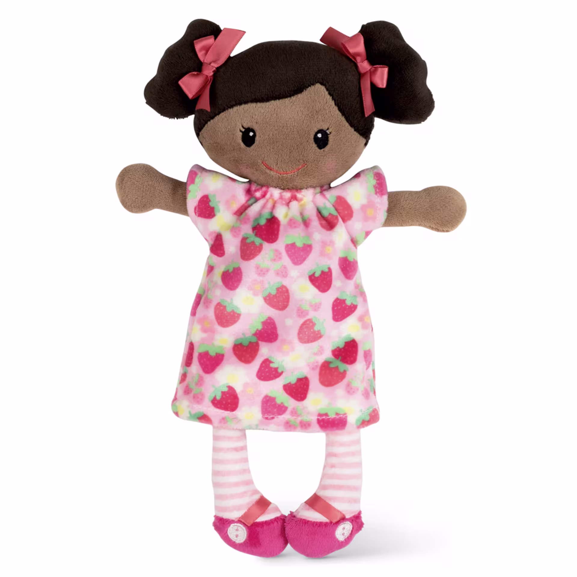 Tiger Tribe Mini Puppe Stoffpuppe Ava mit Erdbeeren Kleid
