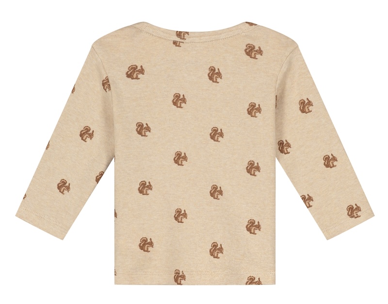 Babyface Tiny Story Unisex Langarm in Beige - Eichhörnchen