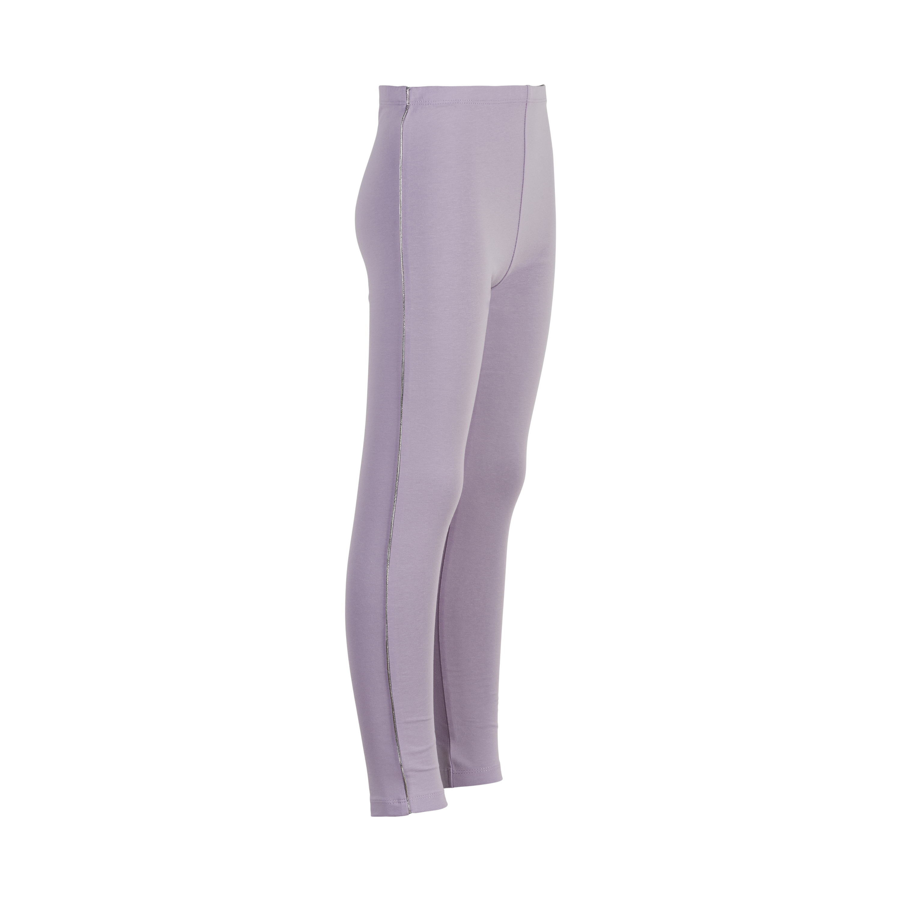 821895_6812_D Creamie Leggings mit metalic Streifen - Flieder