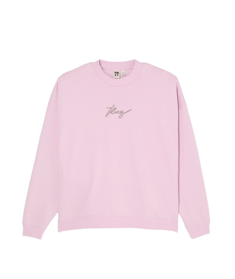 Roxy Damen Oversized Sweatshirt in Rosa - Lineup Roxy Damen Oversized Sweatshirt in Rosa - Lineup
