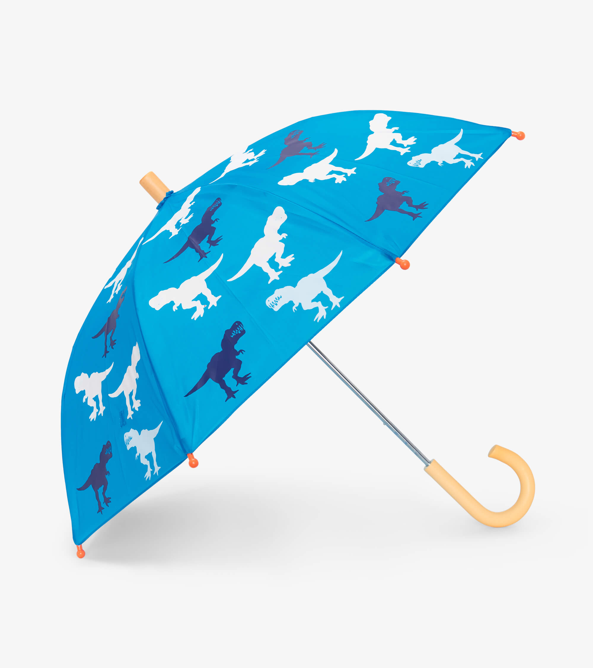 Hatley Regenschirm Dinos in Blau - Farbwechsel wenn Naß