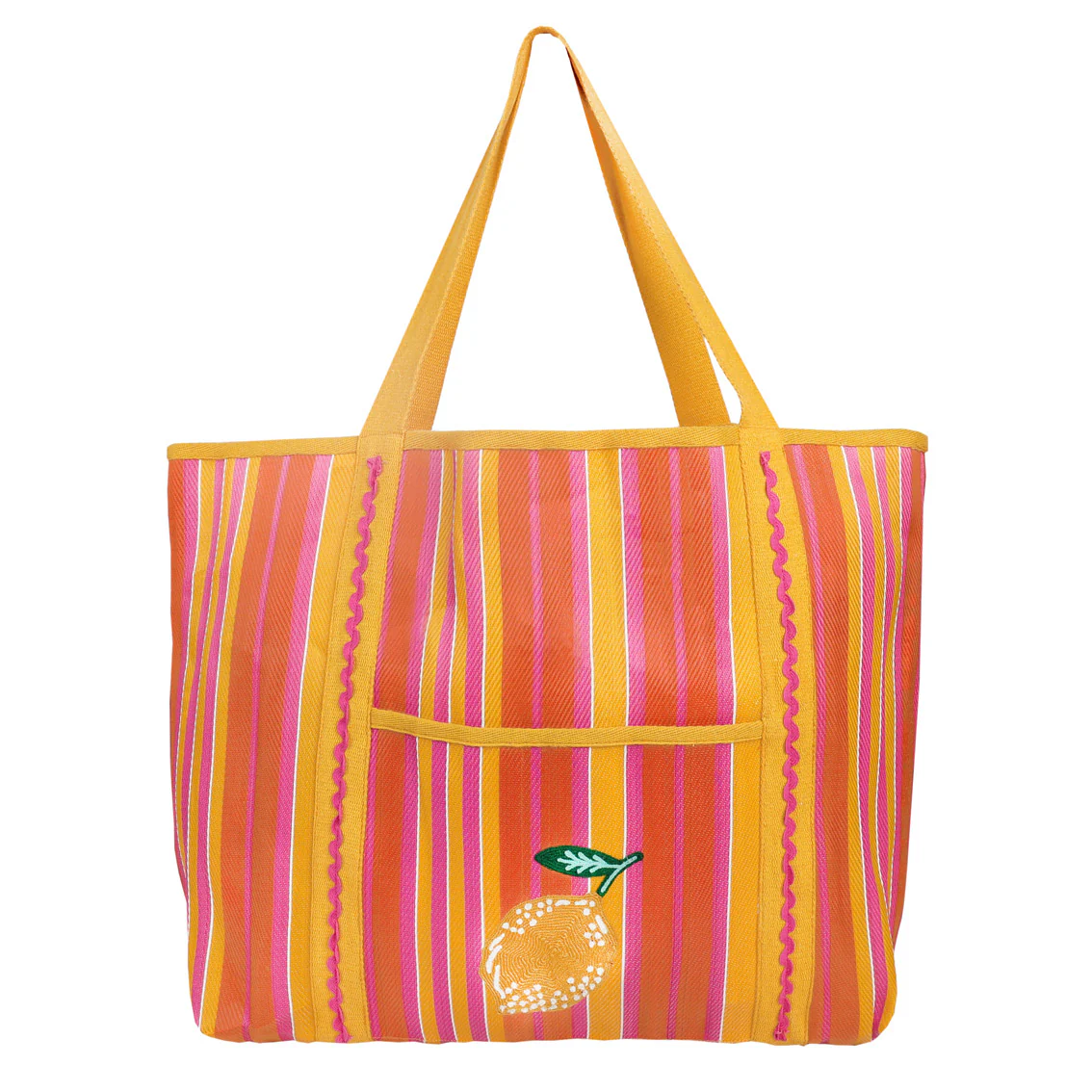 Talking Tables Badetasche - Recycled Tote Bag Woven Lemon - Zitrone Talking Tables Badetasche - Recycled Tote Bag Woven Lemon - Zitrone