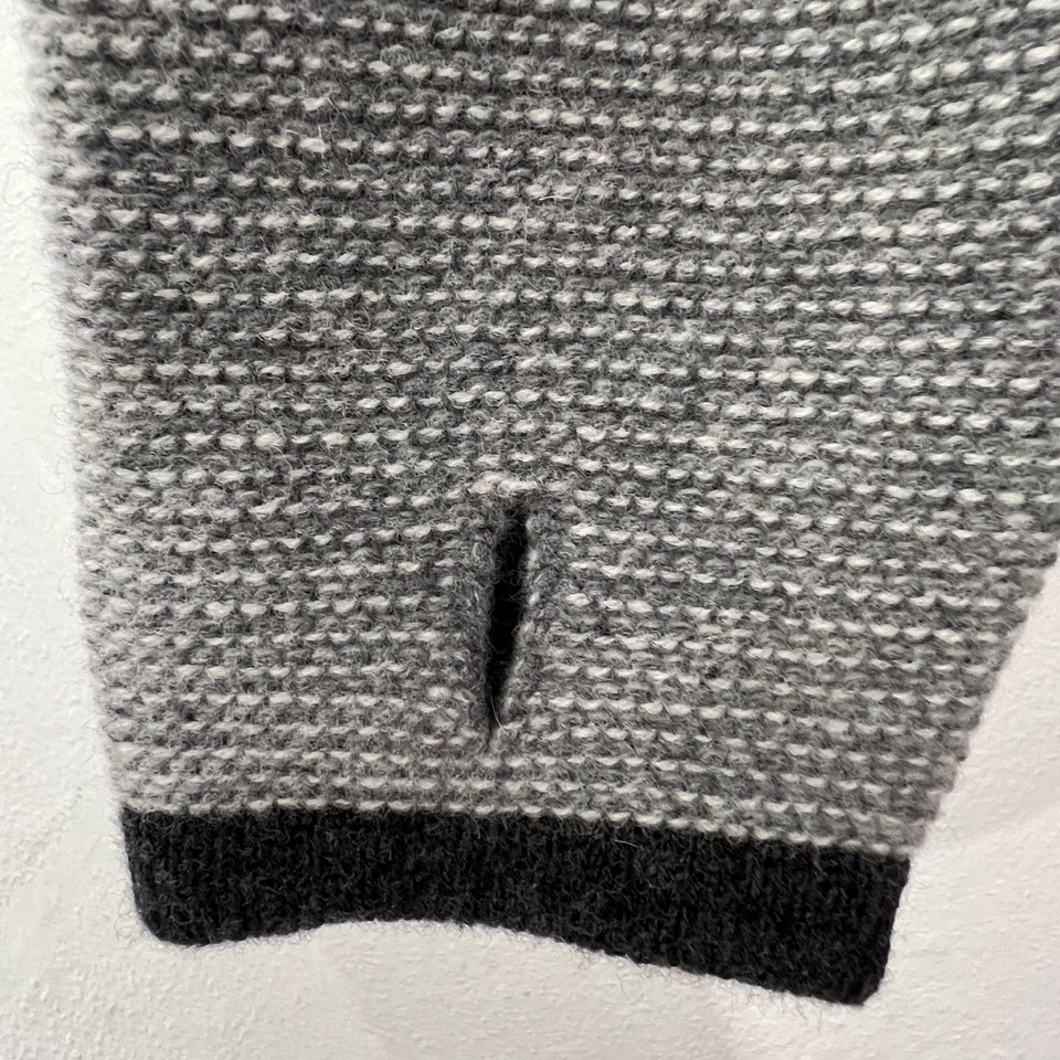 Liebling Alex Strickjanker Jacke mit Reißverschluss in Grau Marmor